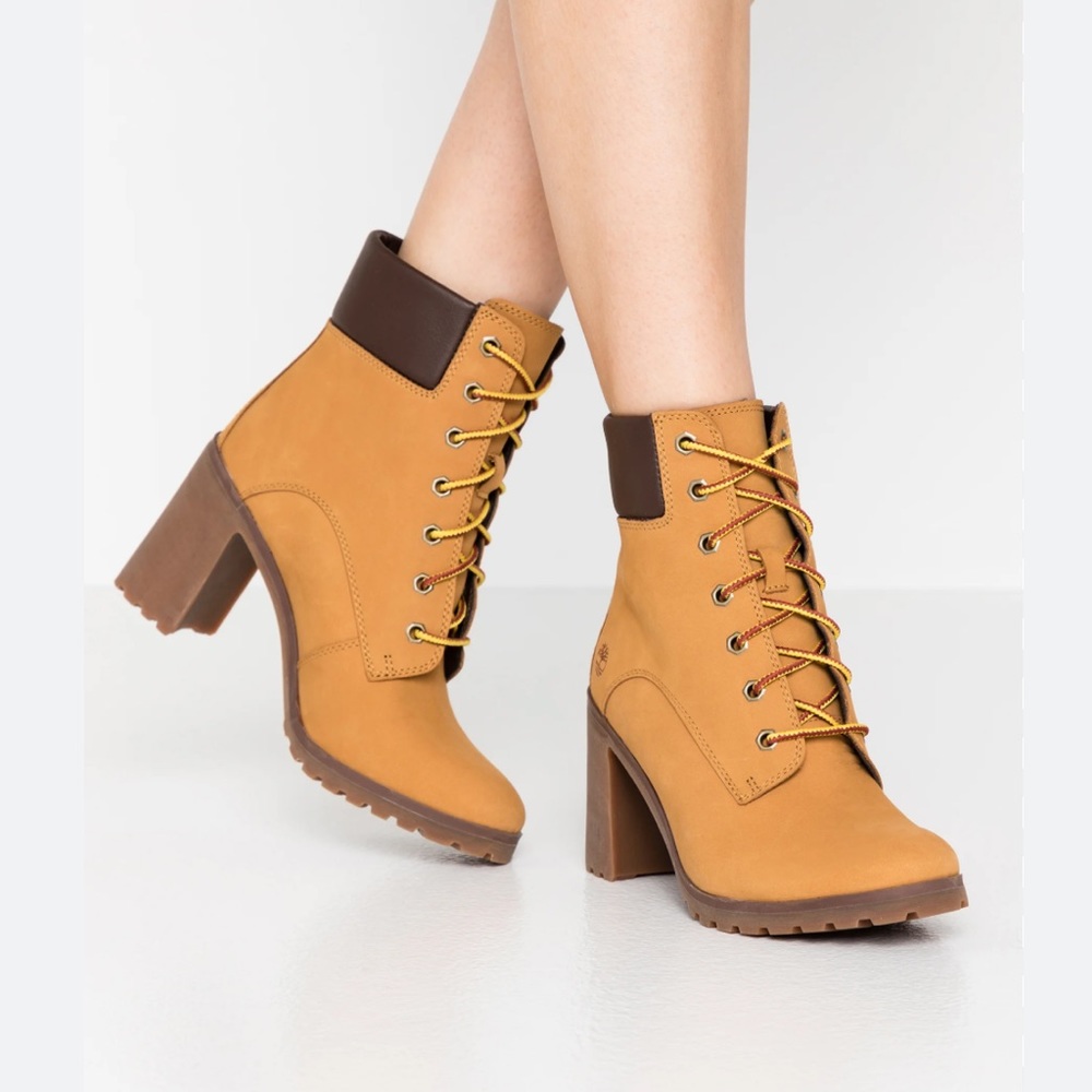 Timberland high heel boots sz 10